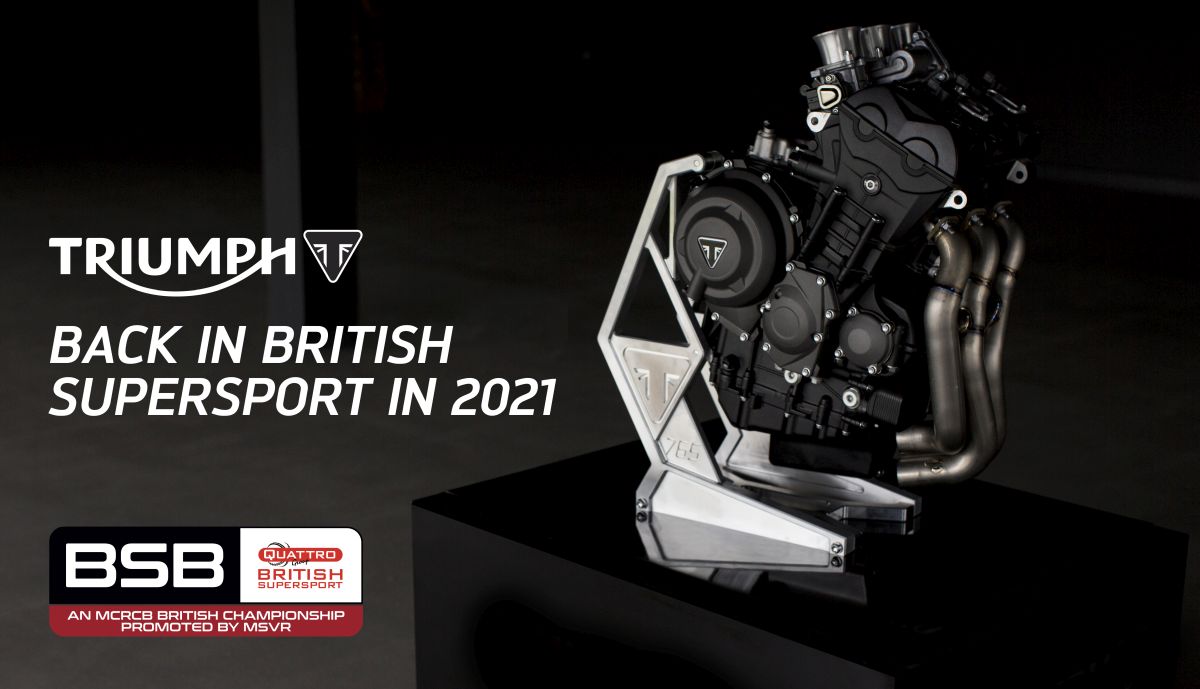 Triumph in het Britse Supersport-kampioenschap